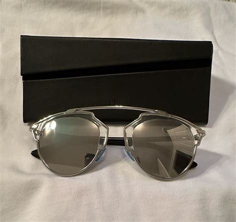 dior reflected sunglasses ebay|CHRISTIAN DIOR REFLECTED SILVER MIRROR AVIATOR .